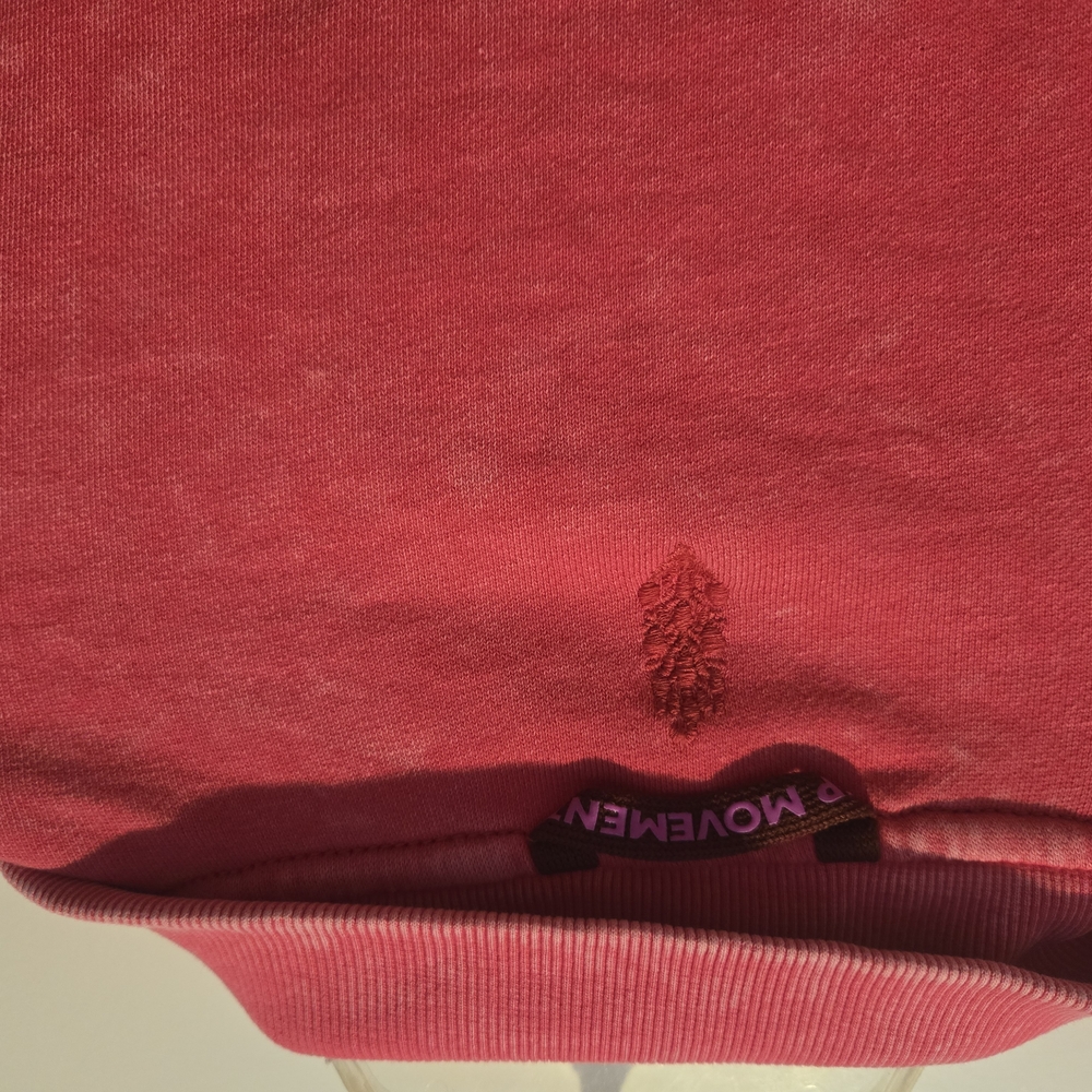 Fp Movement Pink Pullover Half-Zip Sweatshirt Siz… - image 8